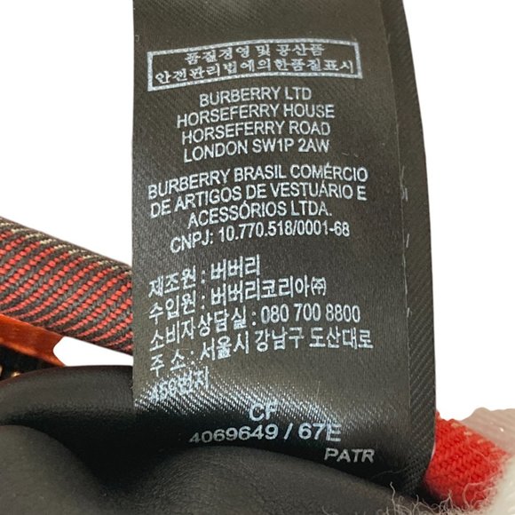 BURBERRY Red Pouch - Picture 16 of 16